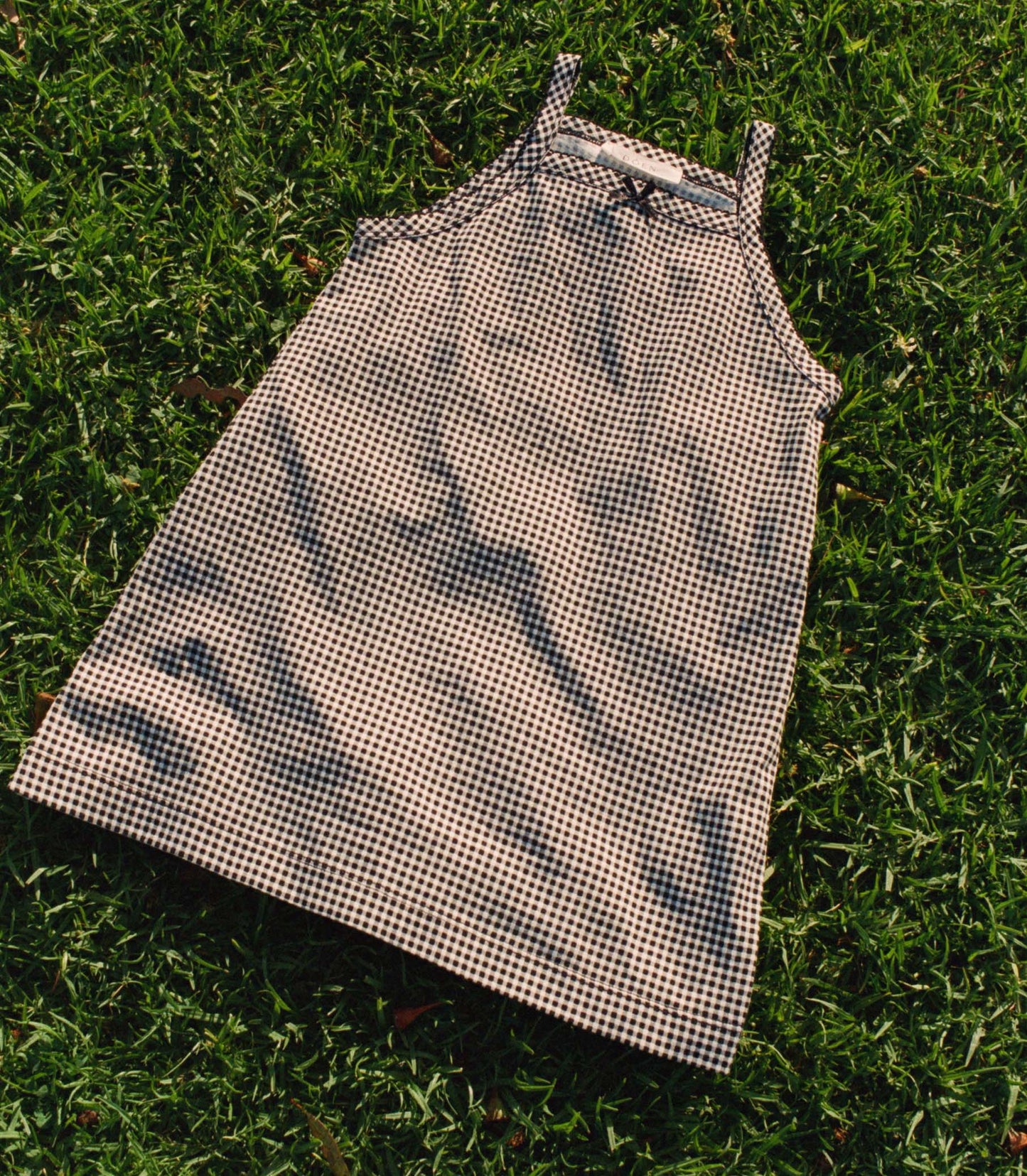 DÔEN Kids Nixie Dress - Noir La Maddalena Gingham