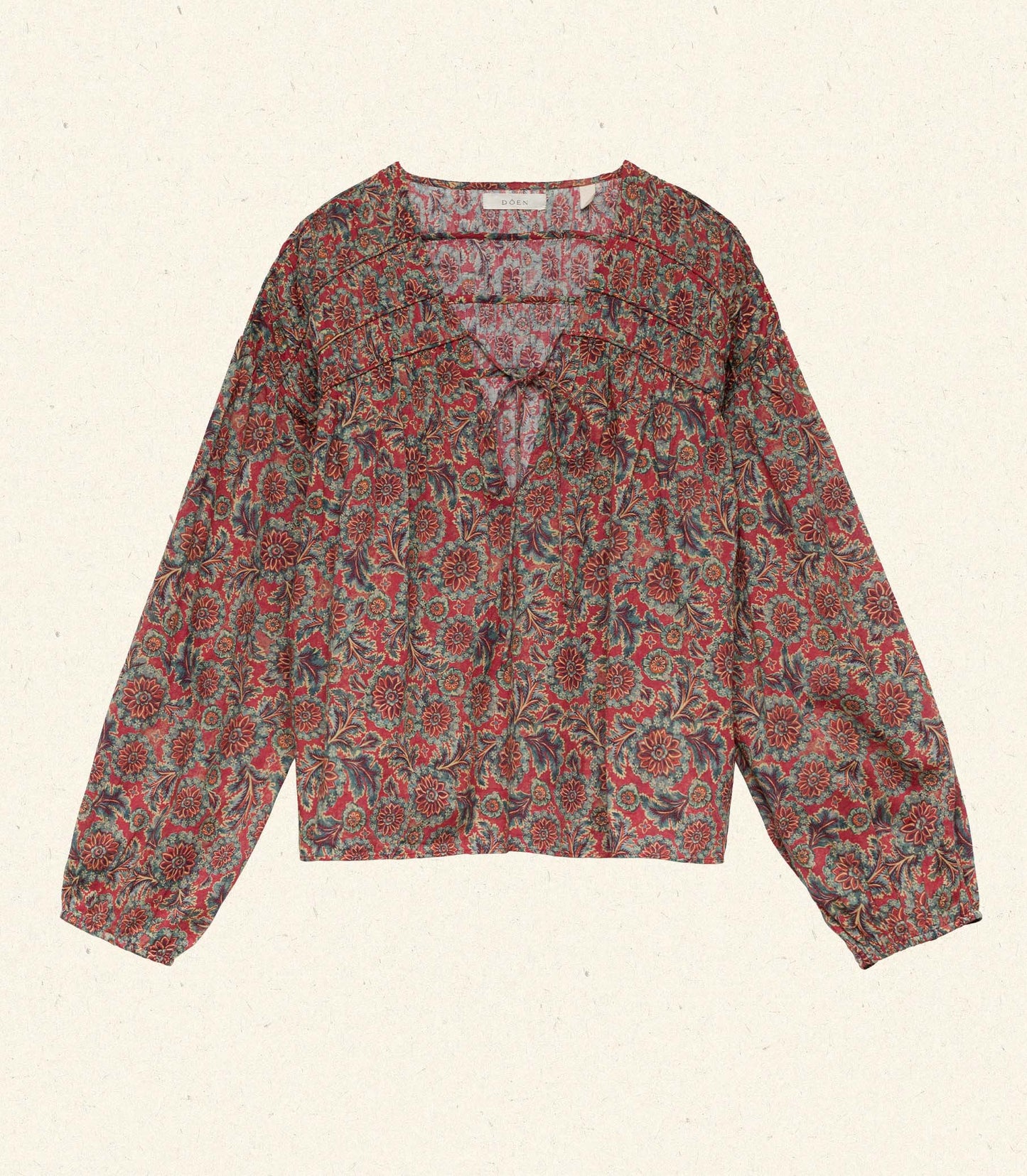 DÔEN Women Renelle Top - L'Orange Soleil Fleurit