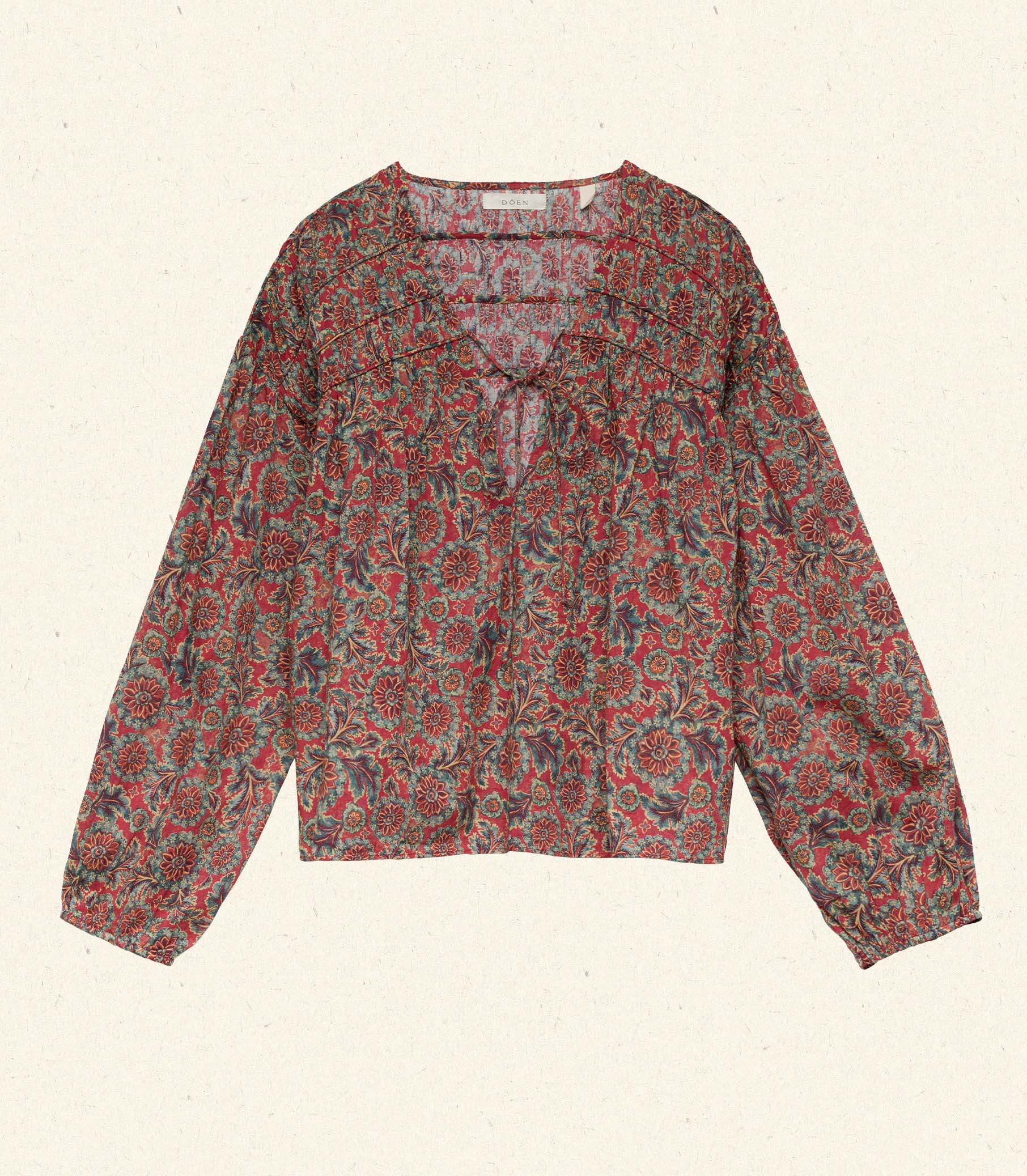 DÔEN Women Renelle Top - L'Orange Soleil Fleurit