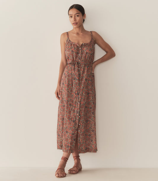 DÔEN Women Nevita Dress - L'Orange Soleil Fleurit