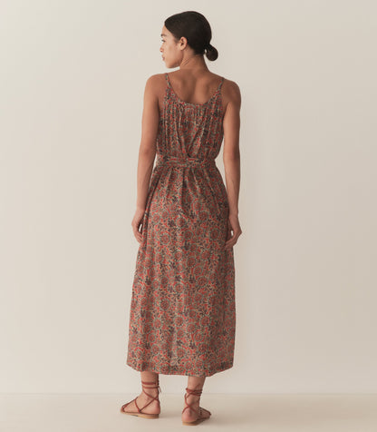 DÔEN Women Nevita Dress - L'Orange Soleil Fleurit