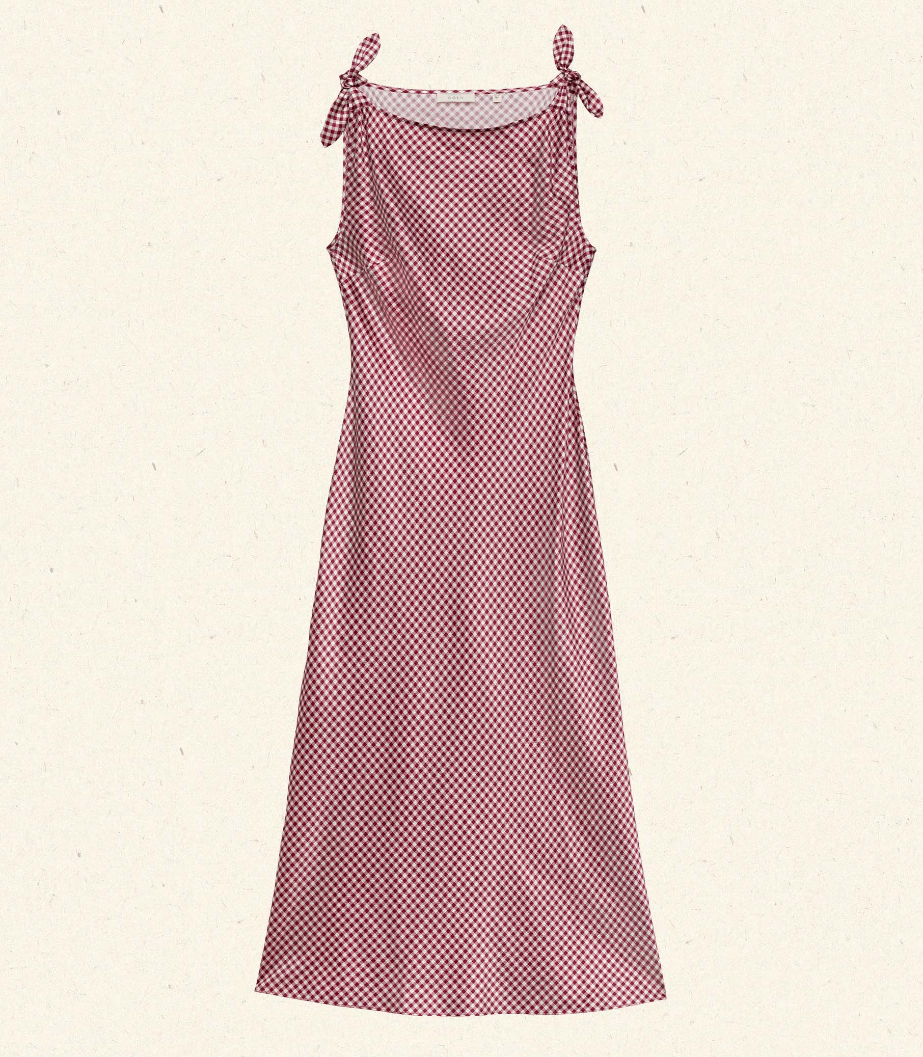 DÔEN Women Mariselle Dress - Mulberry Valencia Gingham