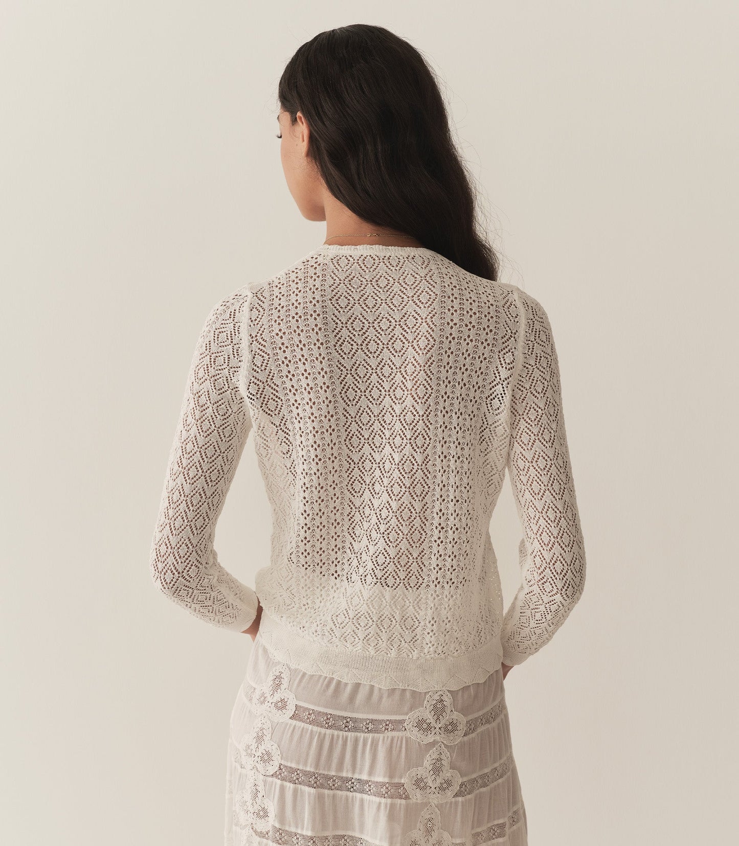 DÔEN Women Diane Cardigan - Ivory