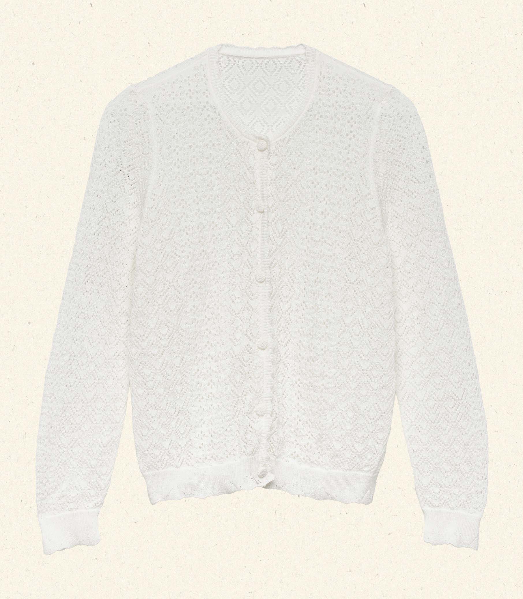 DÔEN Women Diane Cardigan - Ivory