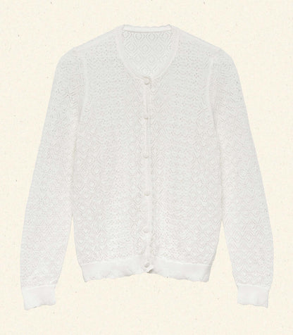 DÔEN Women Diane Cardigan - Ivory