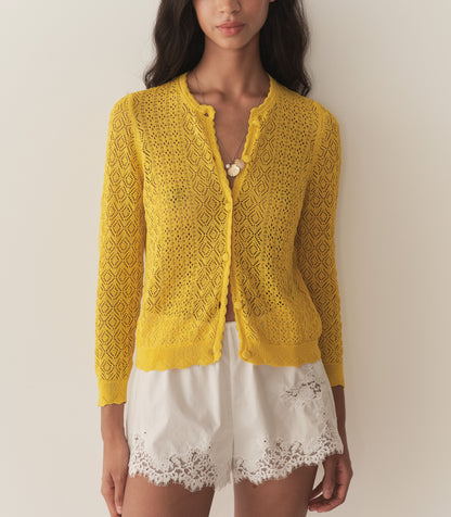 DÔEN Women Diane Cardigan - Citrus