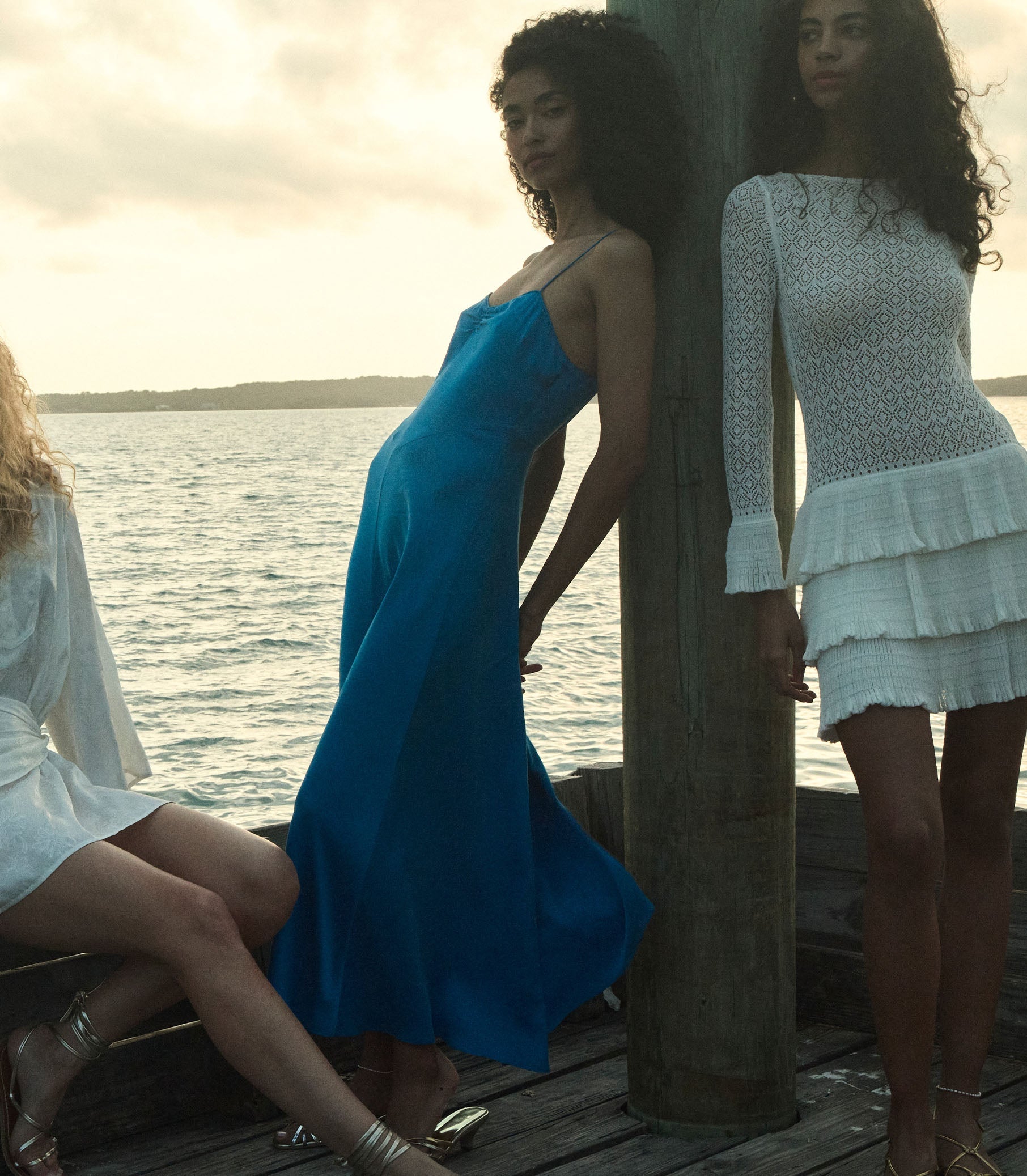 DÔEN Women Lorraine Dress - Blue Tourmaline