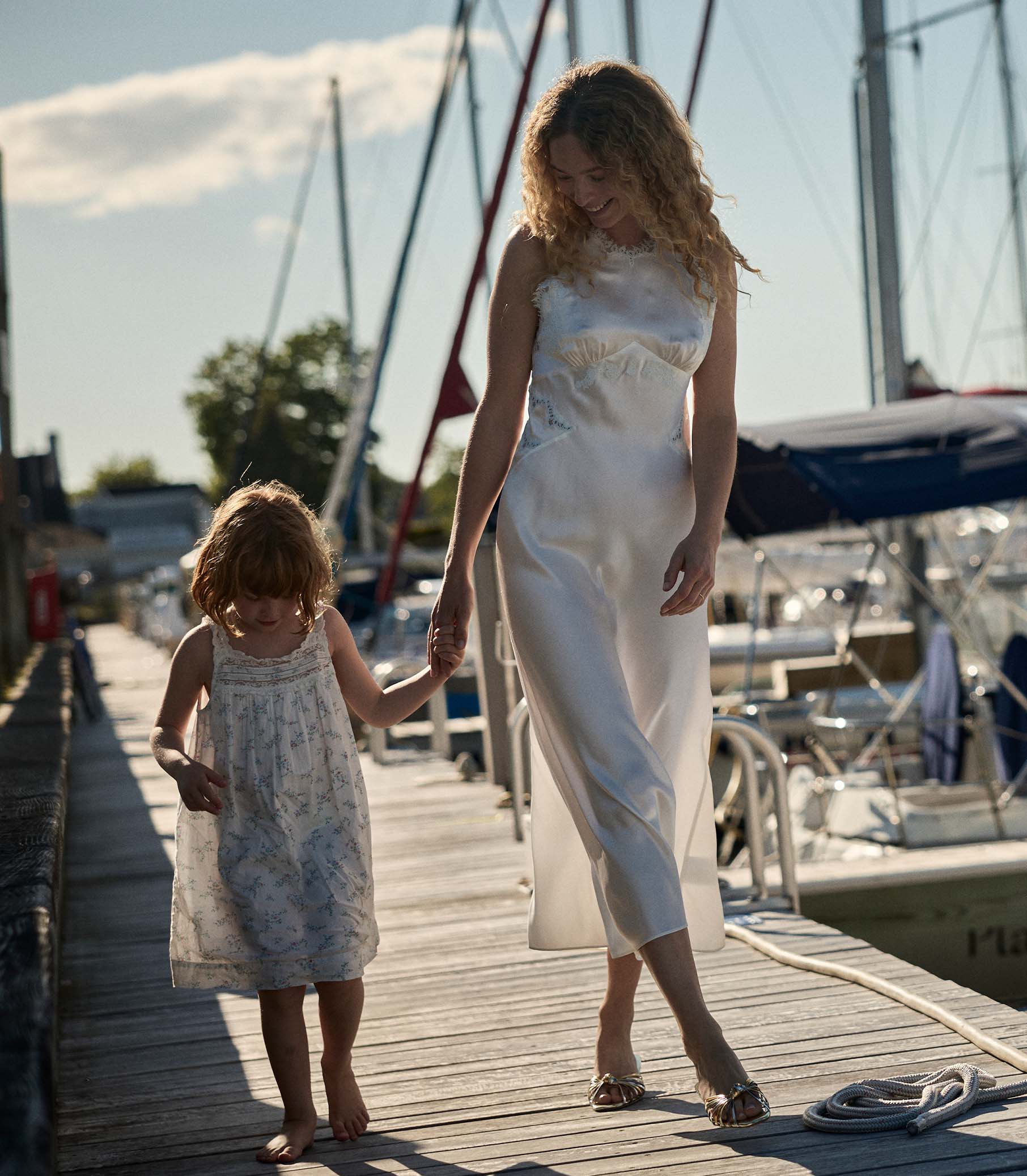 DÔEN Women Odelina Dress - Salt