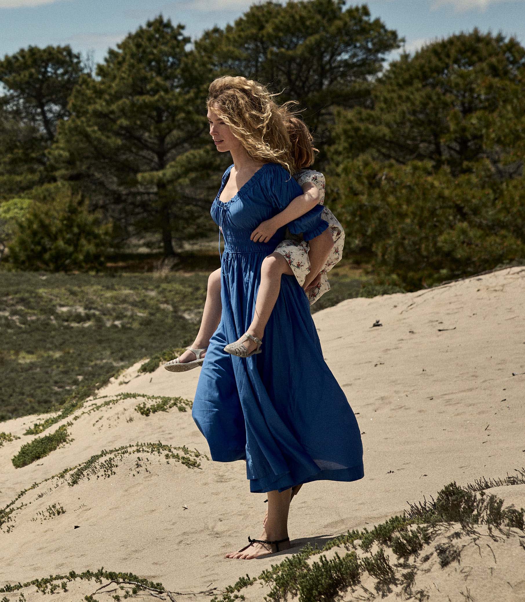 DÔEN Women Ischia Dress - Corfu Blue