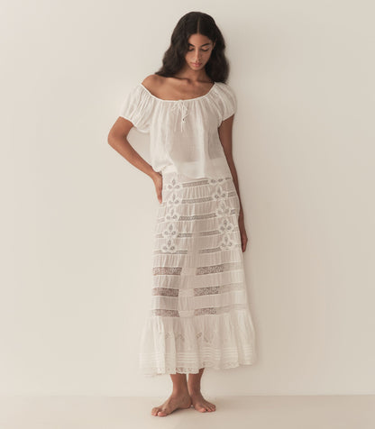 DÔEN Women Solina Top - Salt