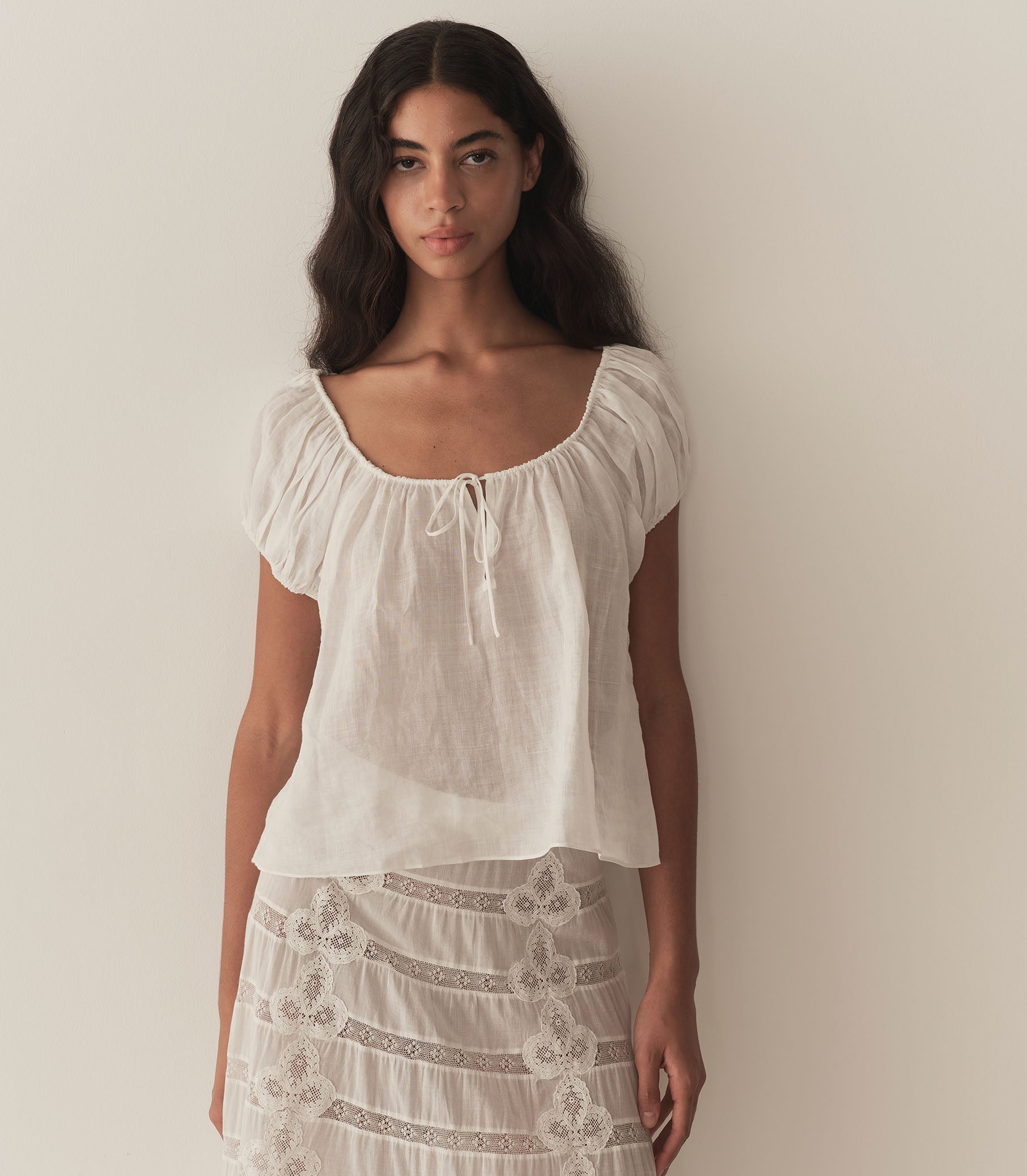 DÔEN Women Solina Top - Salt