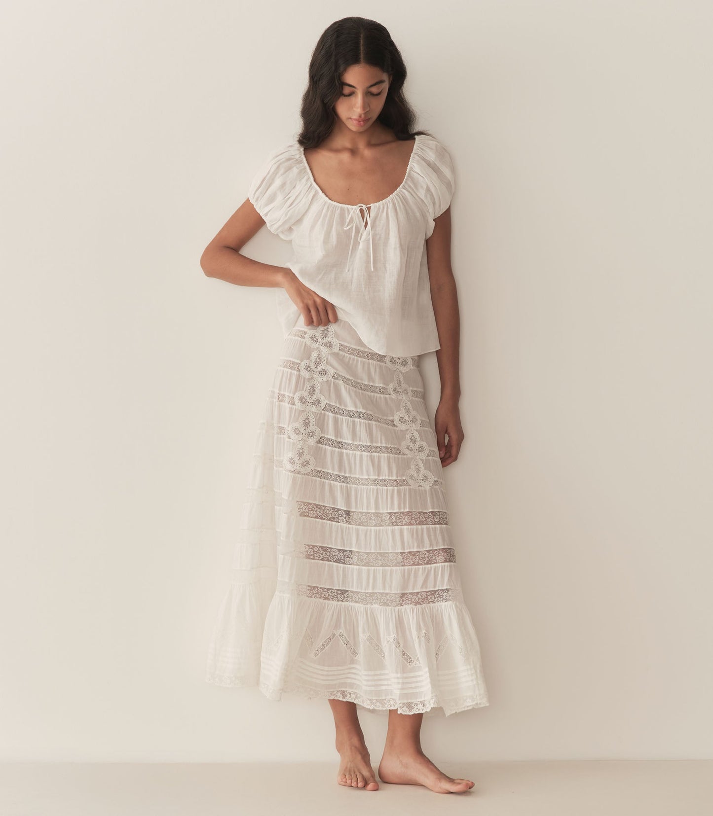 DÔEN Women Solina Top - Salt