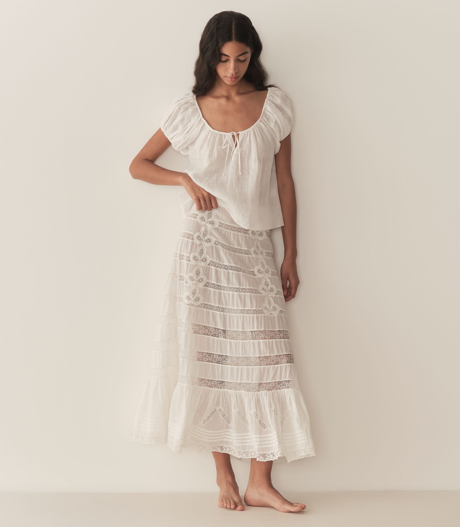 DÔEN Women Solina Top - Salt