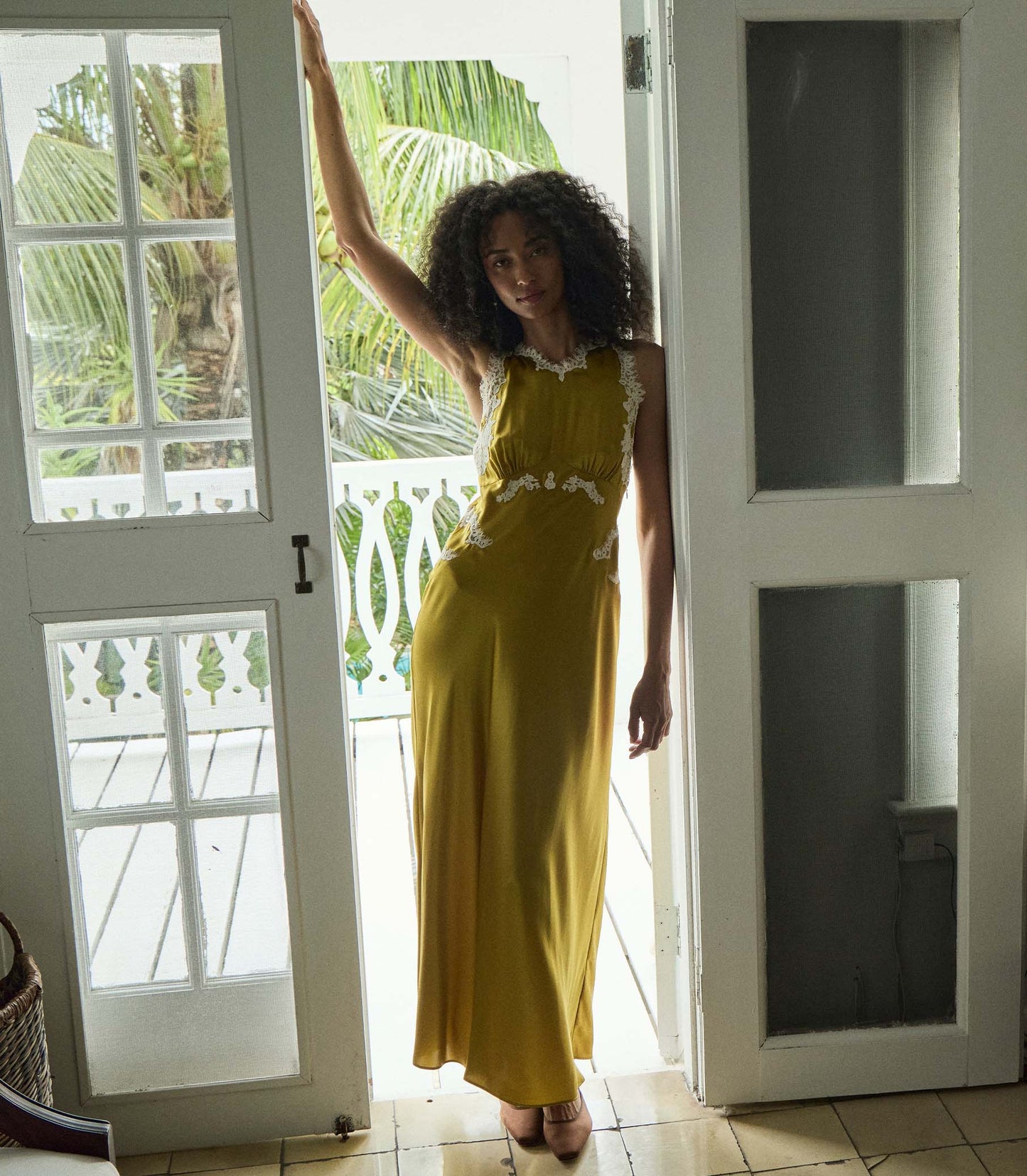 DÔEN Women Odelina Dress - Oakmoss