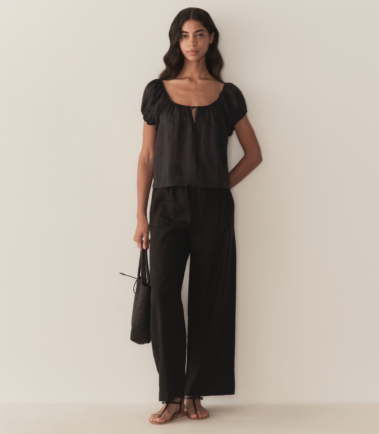 DÔEN Women Solina Top - Black