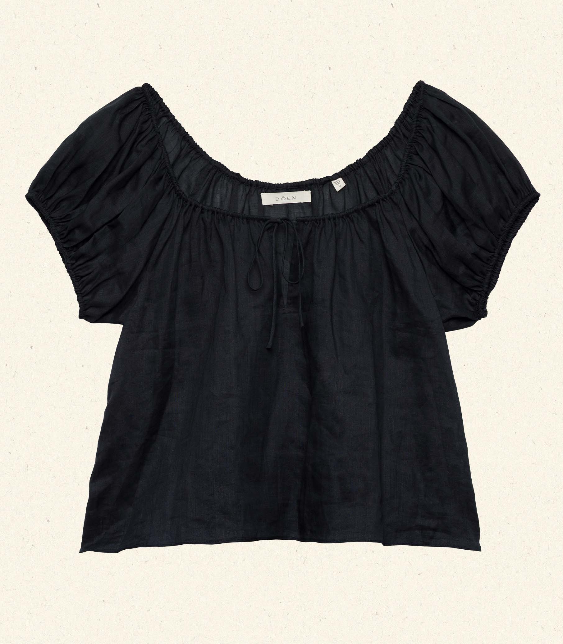 DÔEN Women Solina Top - Black