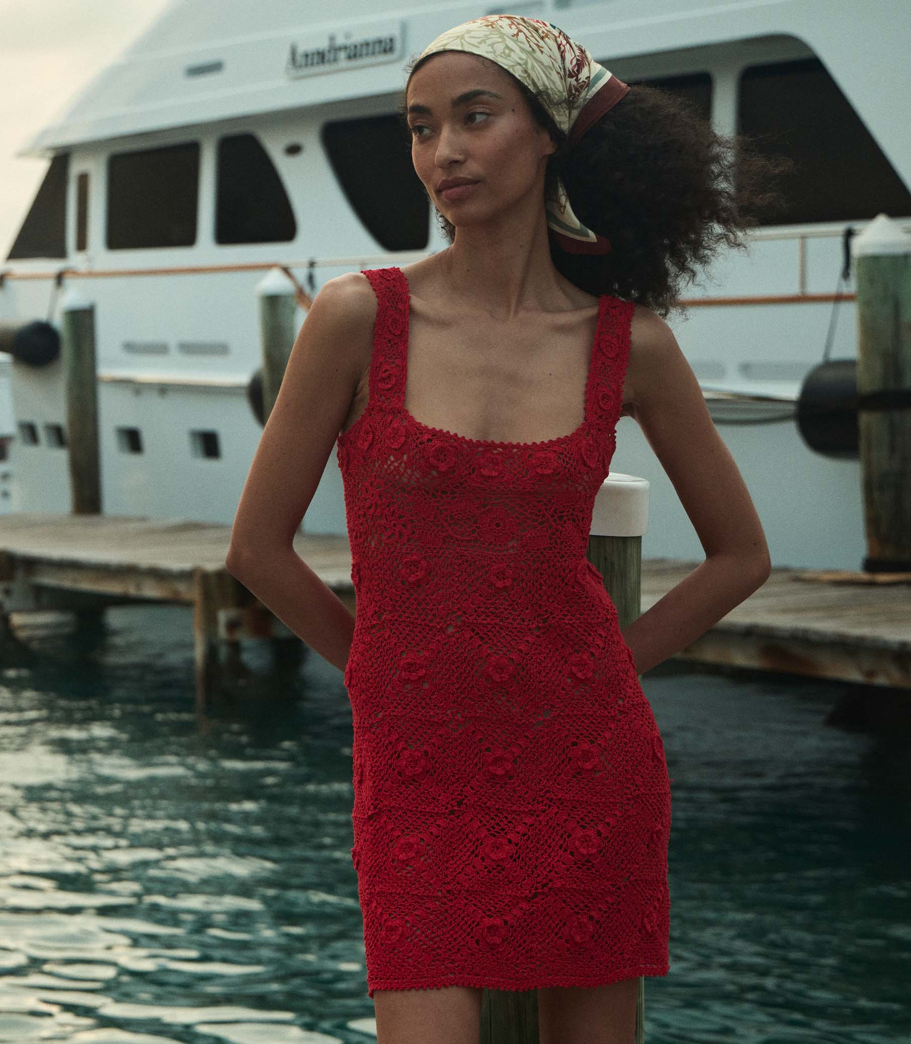 DÔEN Women Eloise Dress - Ruby