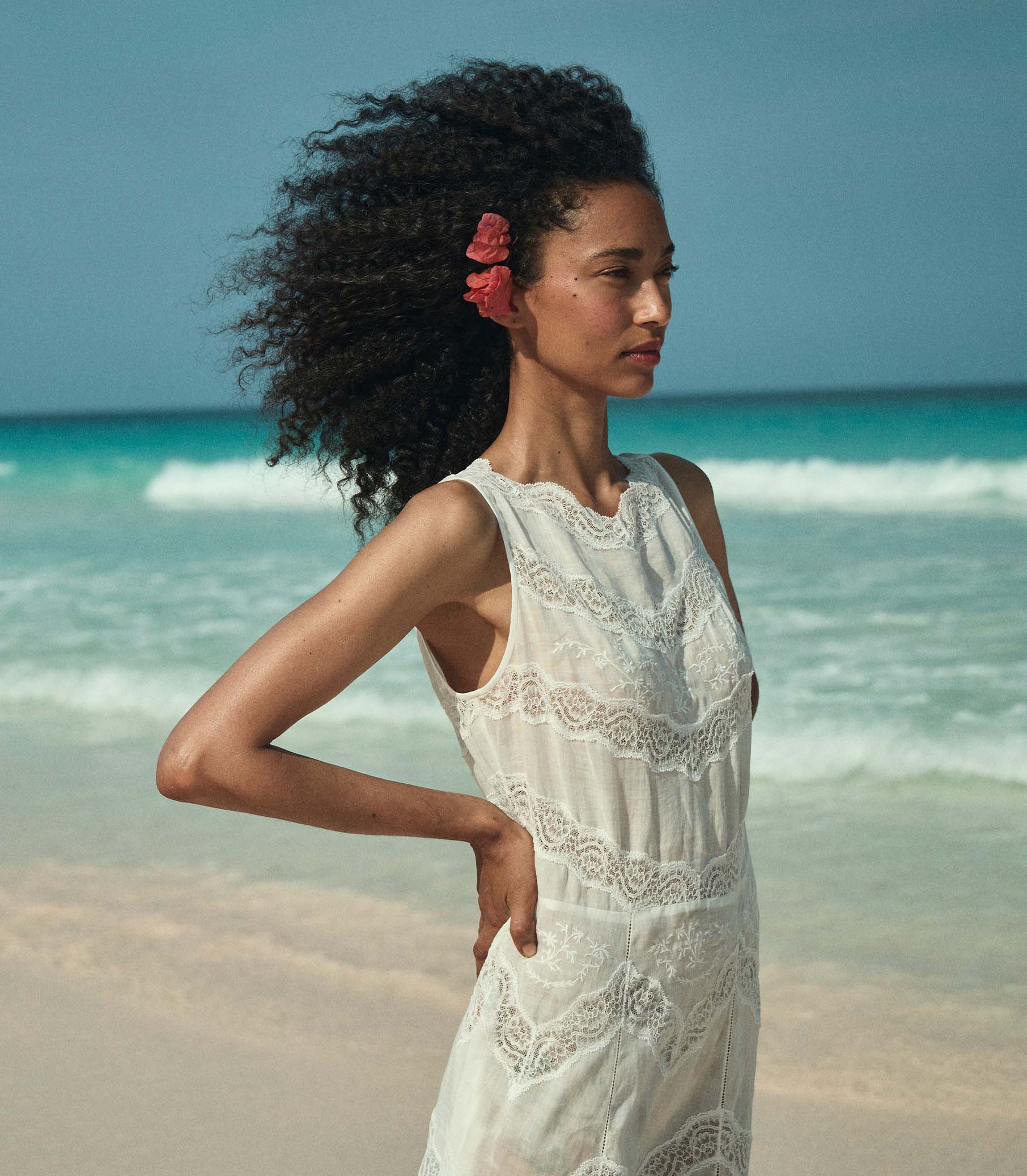 DÔEN Women Evanora Dress - Salt