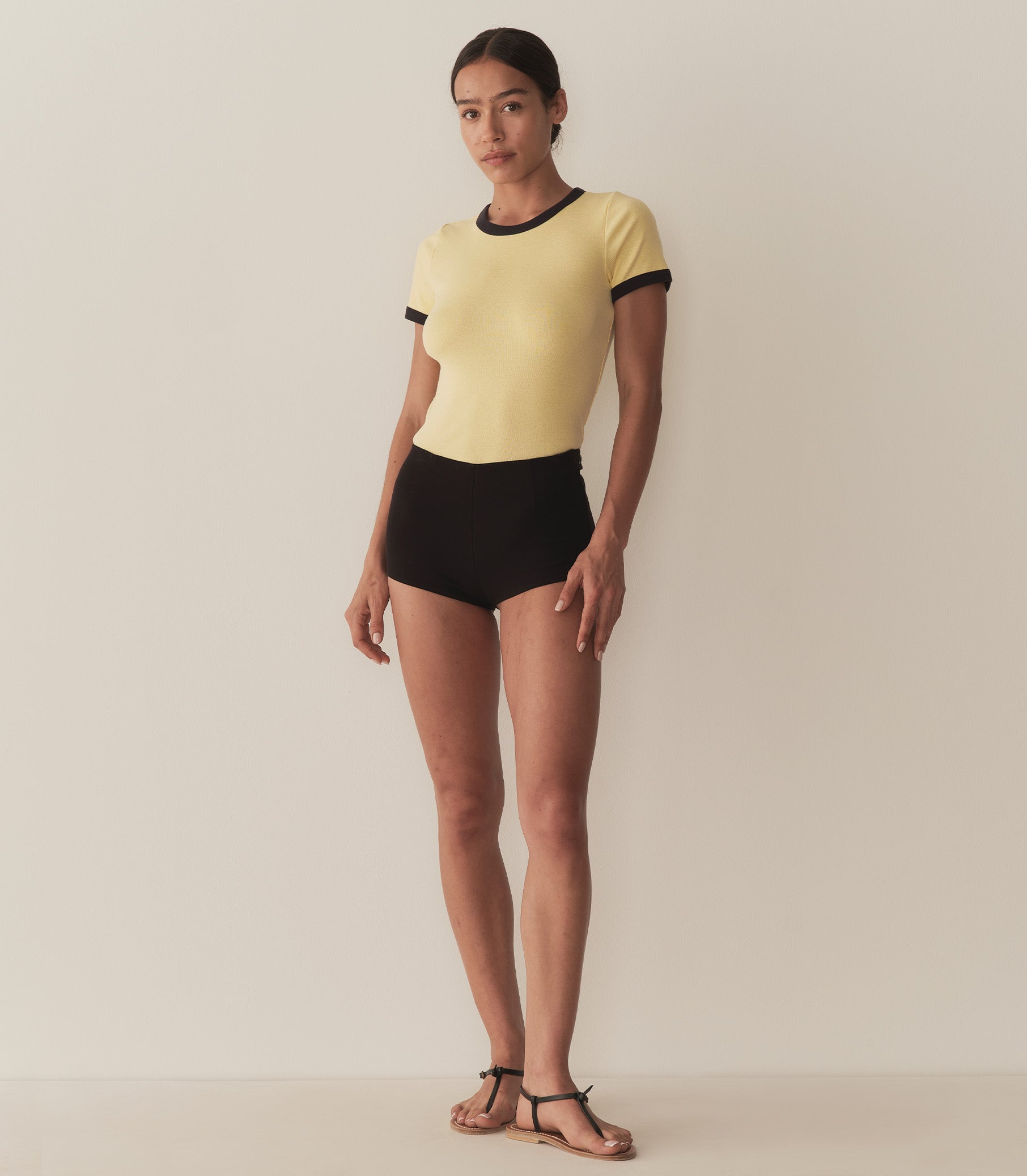 DÔEN Women Vivi Ringer Tee - Wild Honeysuckle