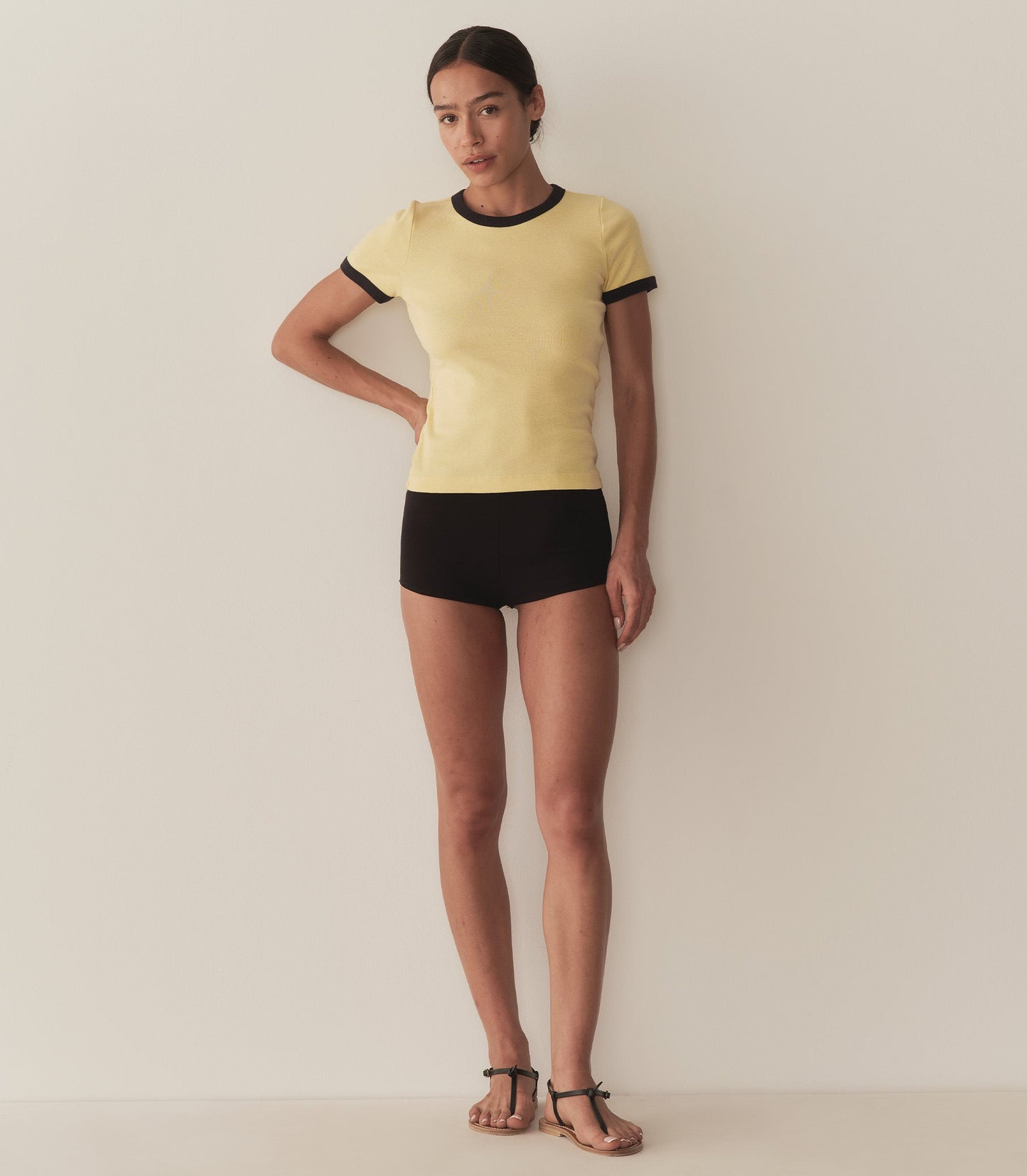 DÔEN Women Vivi Ringer Tee - Wild Honeysuckle