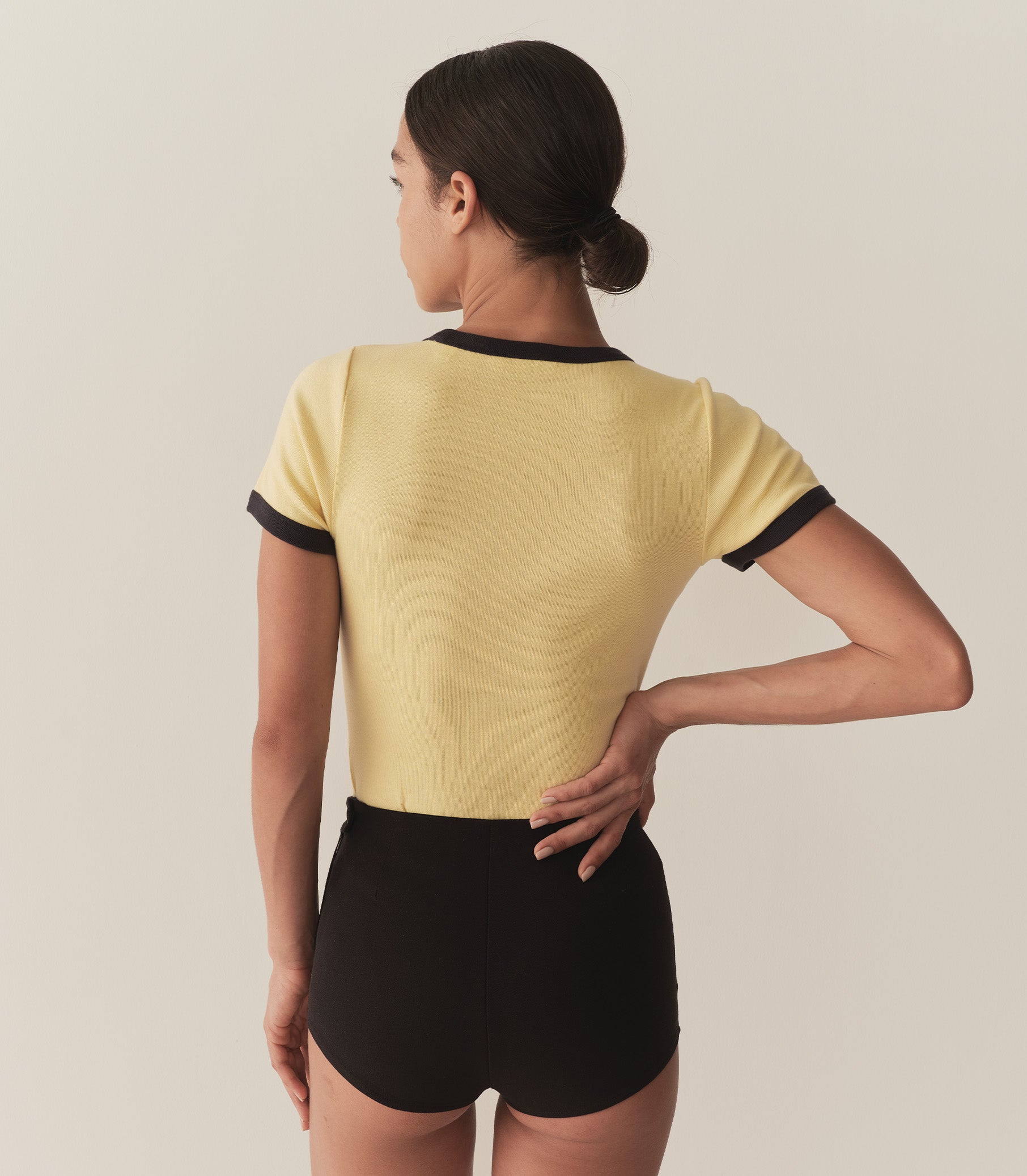 DÔEN Women Vivi Ringer Tee - Wild Honeysuckle