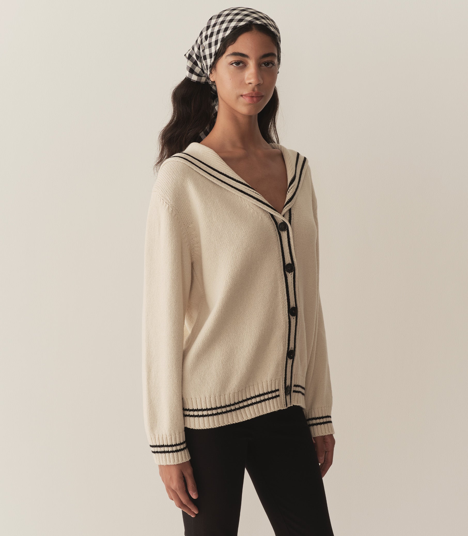 DÔEN Women Bonaventure Cardigan - Creme