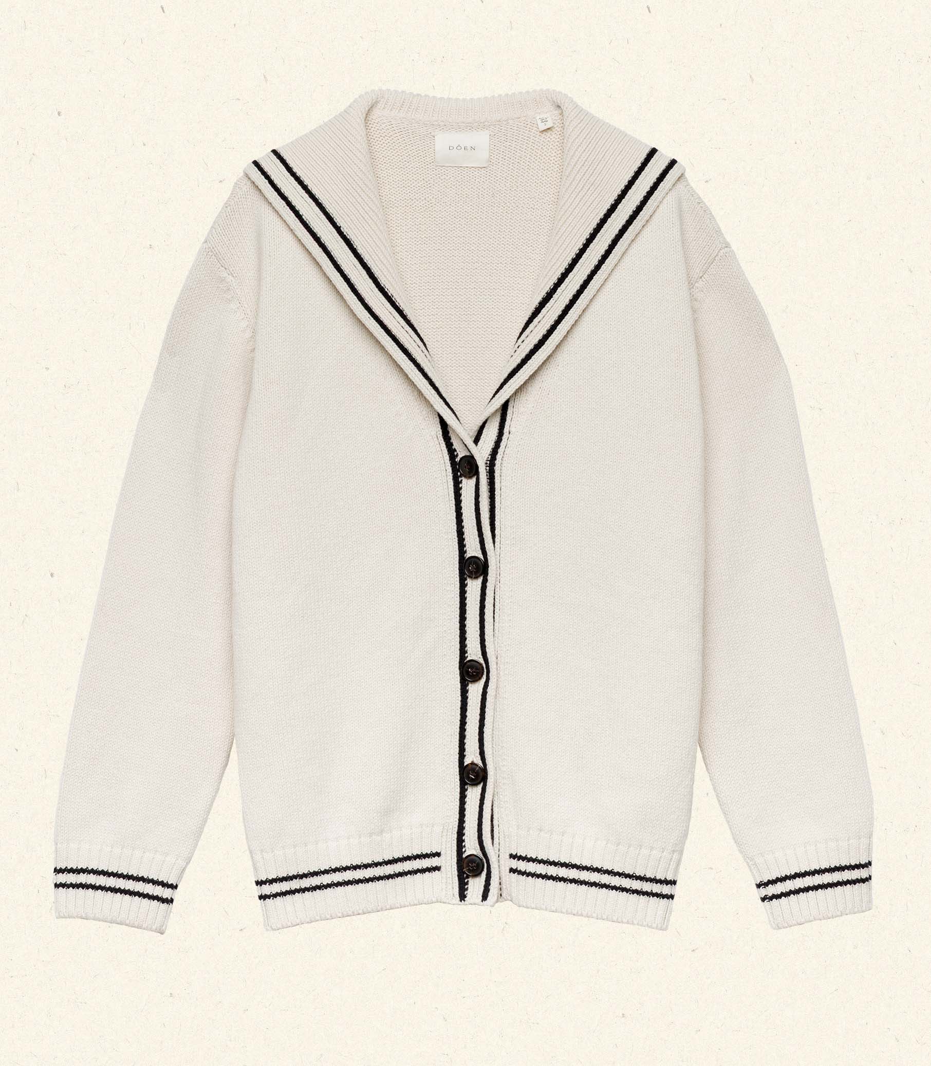 DÔEN Women Bonaventure Cardigan - Creme