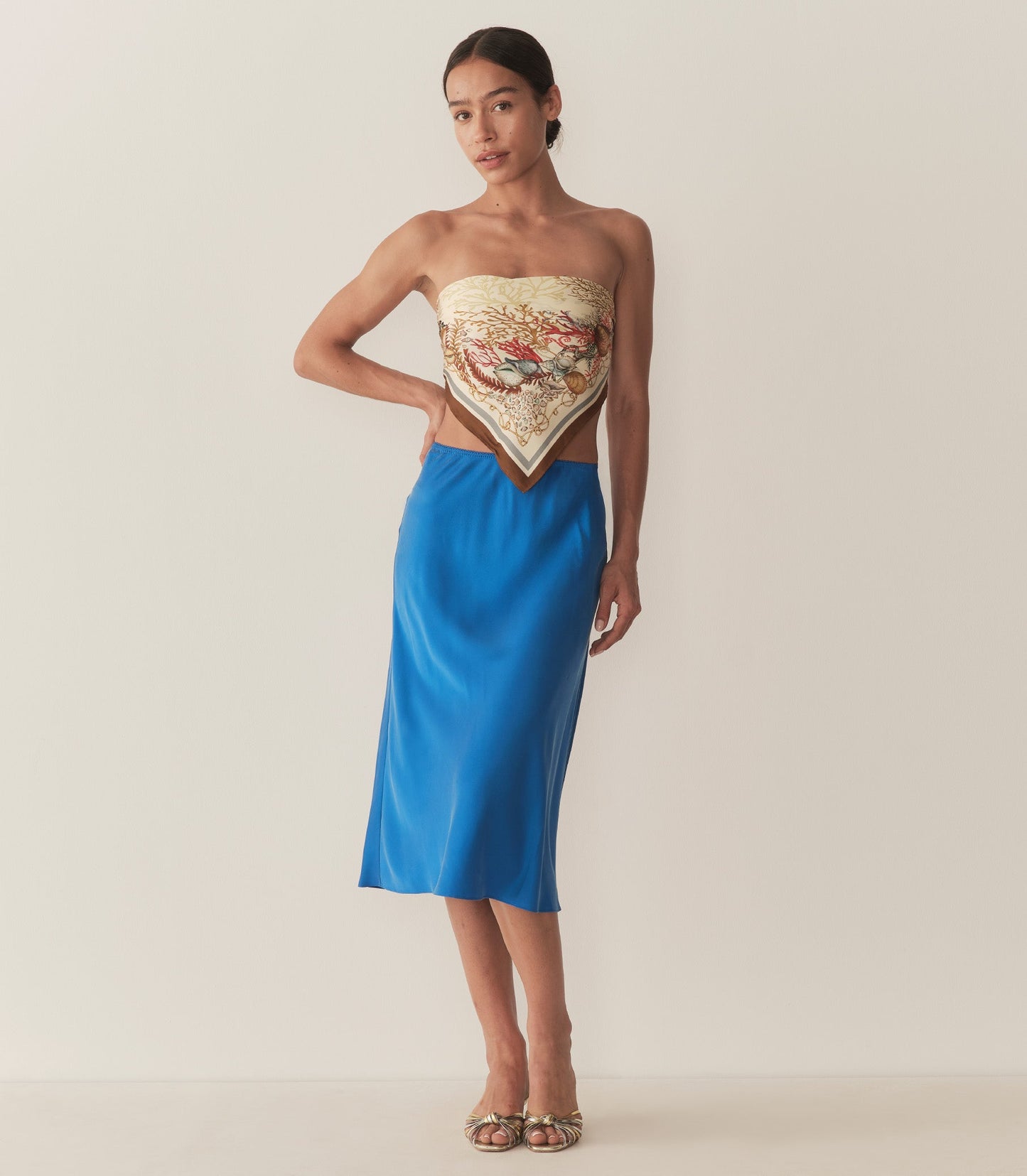 DÔEN Women Elowena Skirt - Blue Tourmaline