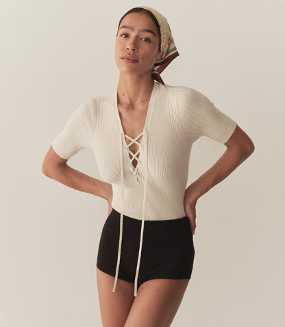 DÔEN Women Auguste Top - Creme