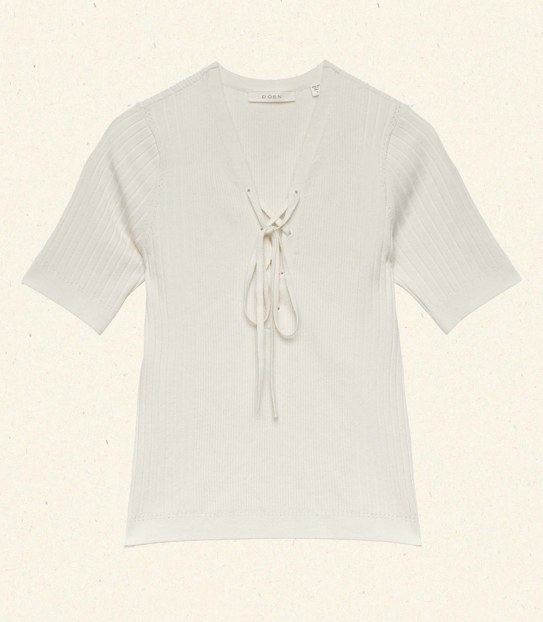 DÔEN Women Auguste Top - Creme