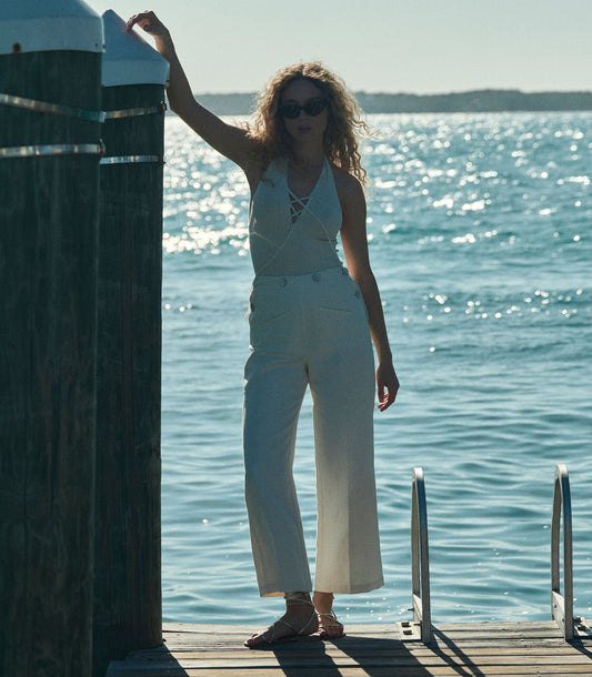 DÔEN Women Glenne Pant - Salt
