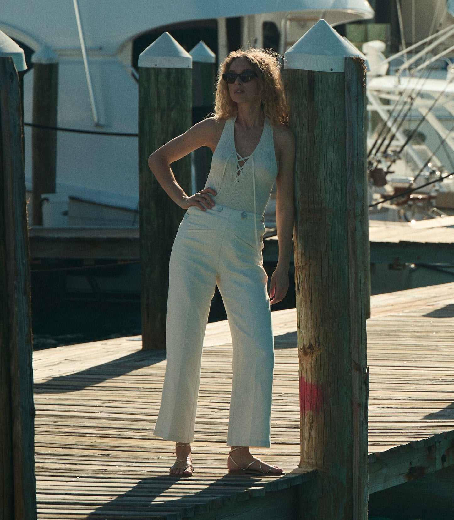 DÔEN Women Glenne Pant - Salt