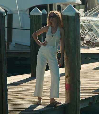 DÔEN Women Glenne Pant - Salt