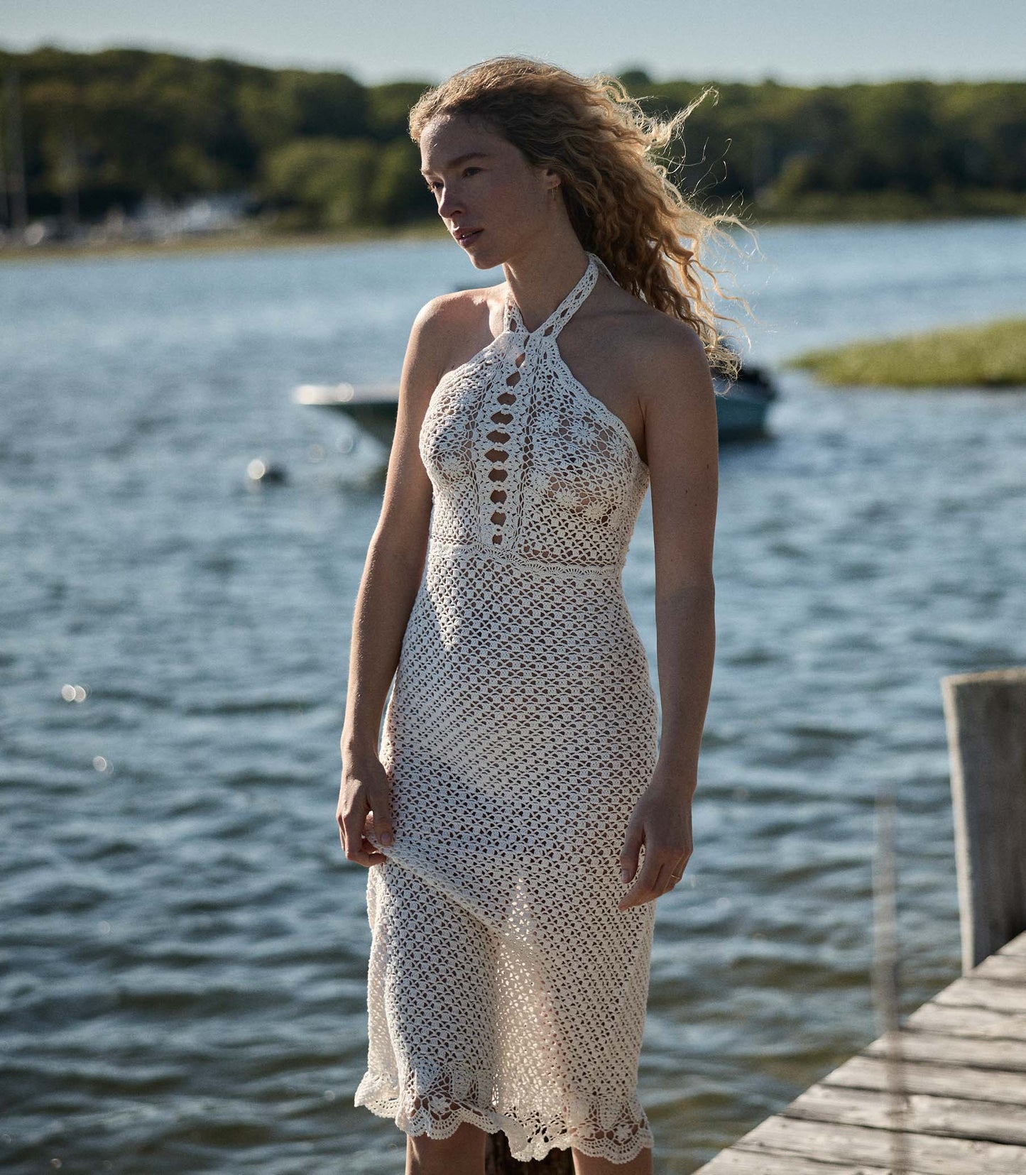 DÔEN Women Liane Dress - Pearl