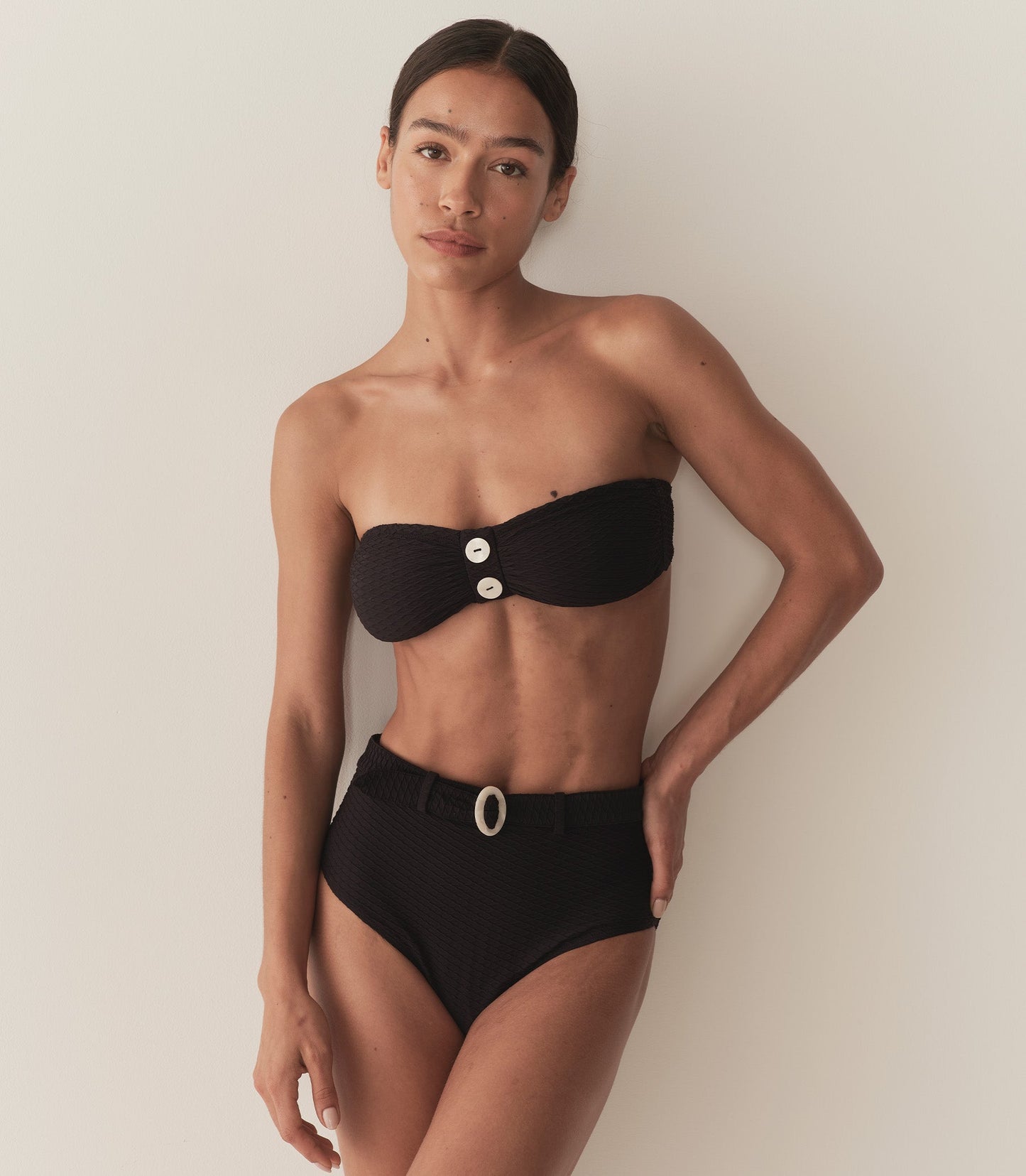 DÔEN Women Riva Bikini Top - Nero