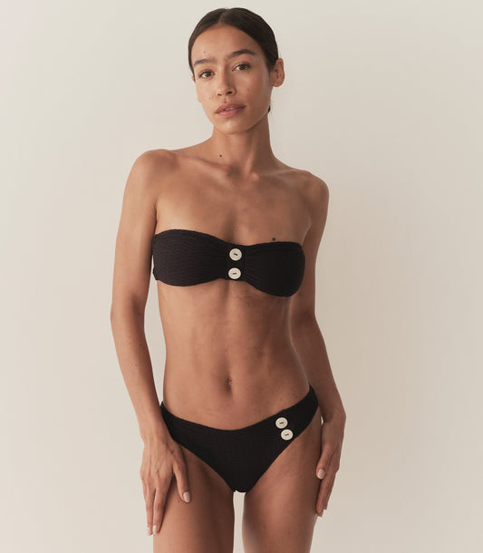 DÔEN Women Alara Bikini Bottom - Nero