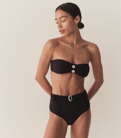 DÔEN Women Evora Bikini Bottom - Nero