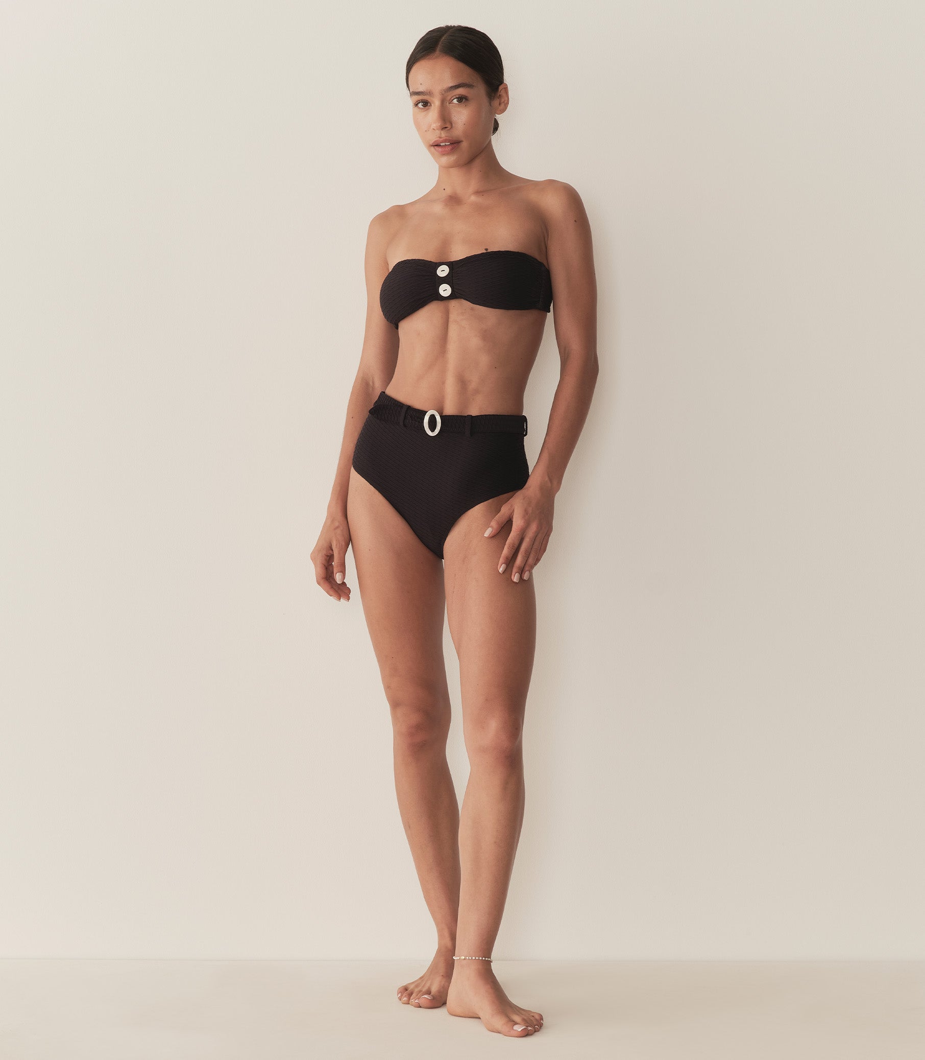 DÔEN Women Evora Bikini Bottom - Nero