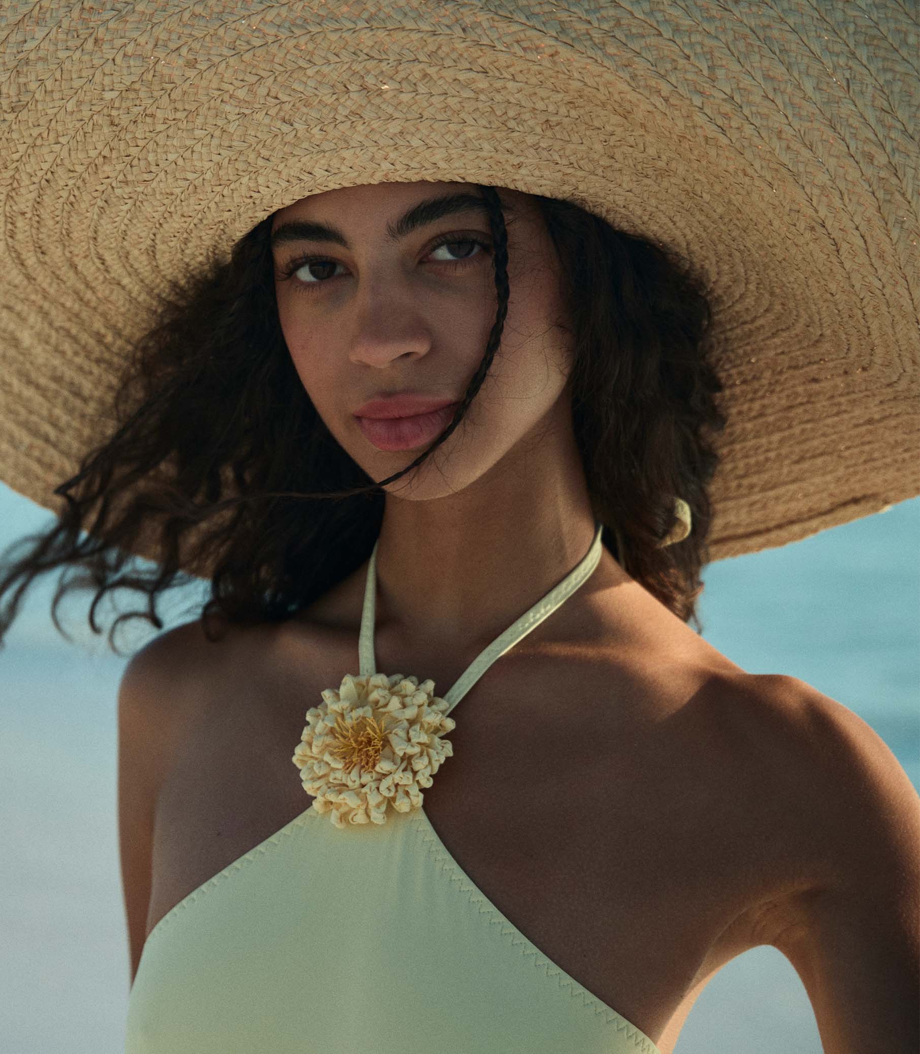 DÔEN Women Serafina Maillot - Wild Honeysuckle