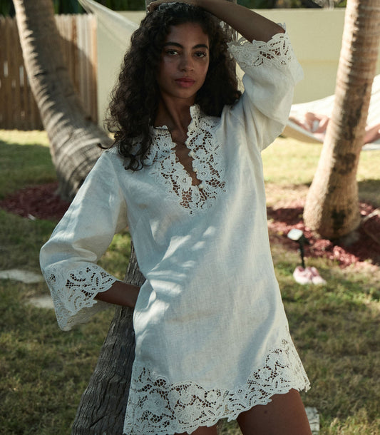 DÔEN Women Roselie Tunic - Salt