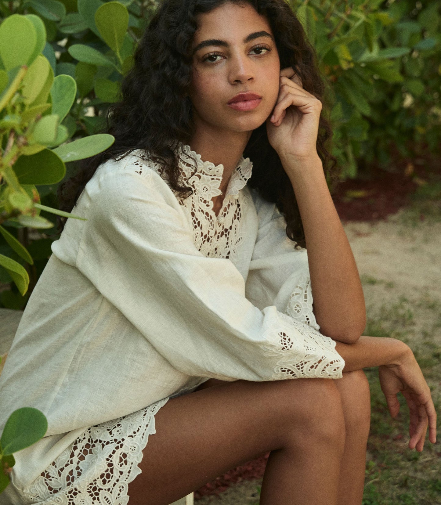 DÔEN Women Roselie Tunic - Salt