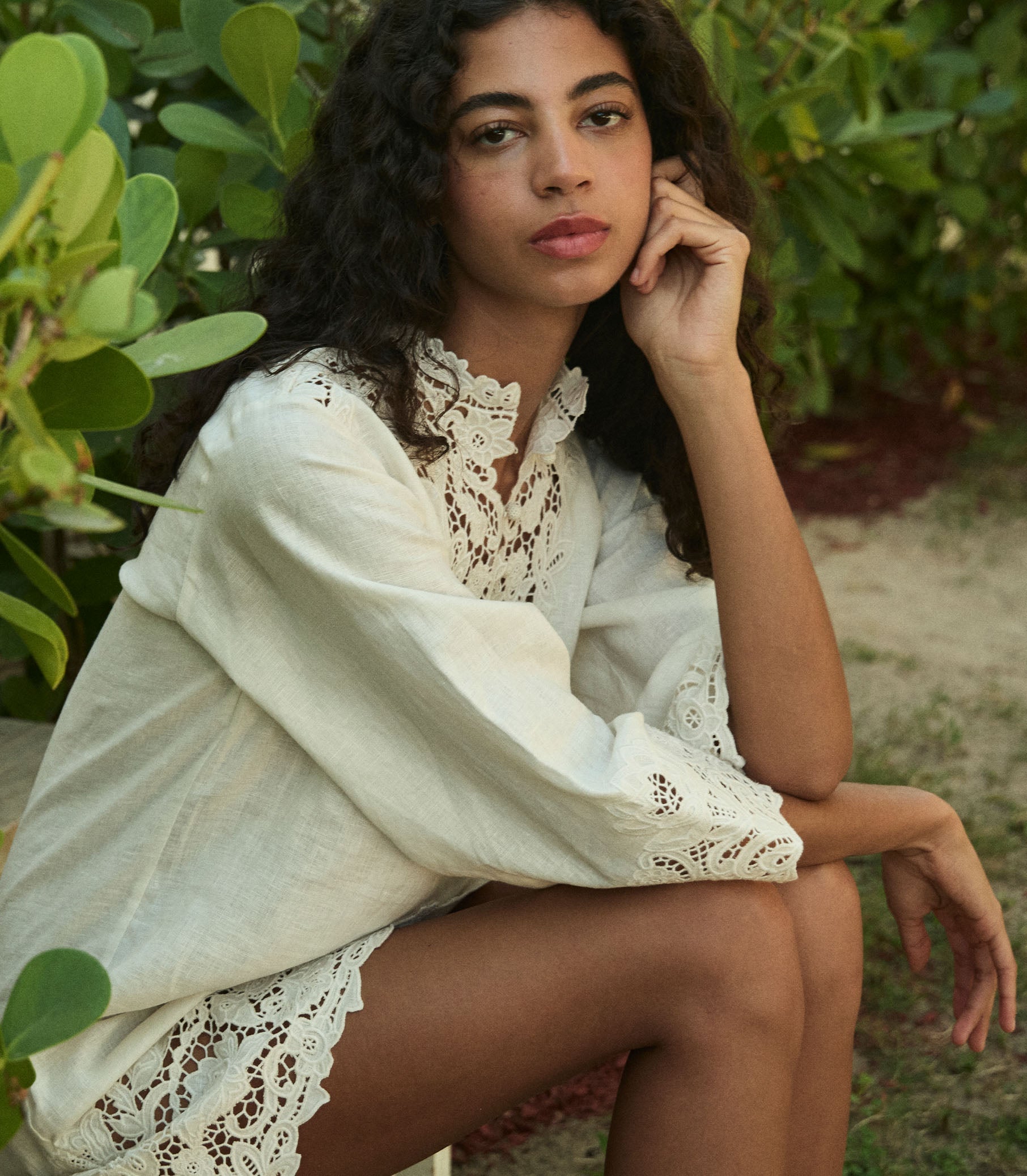 DÔEN Women Roselie Tunic - Salt