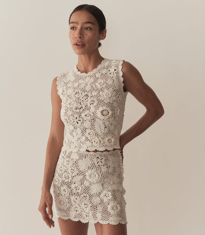 DÔEN Women Marcia Top - Pearl