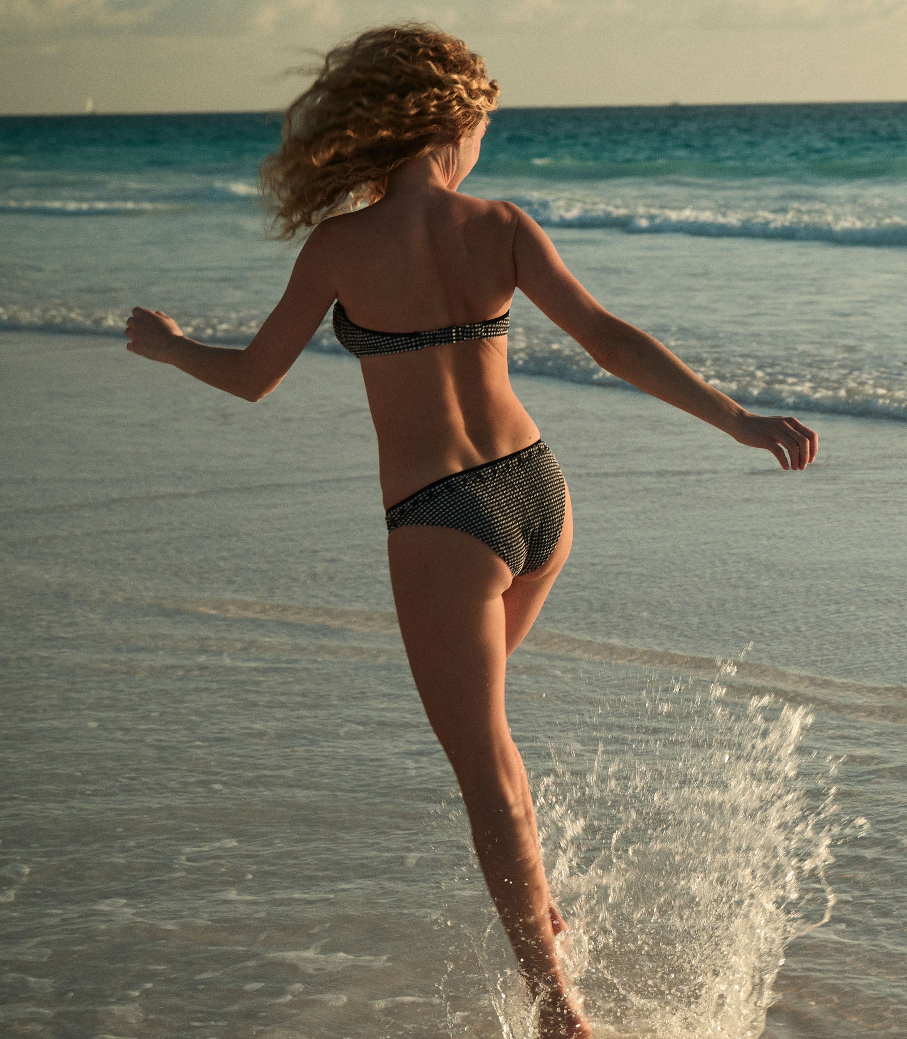 DÔEN Women Azura Bikini Bottom - La Maddalena Gingham