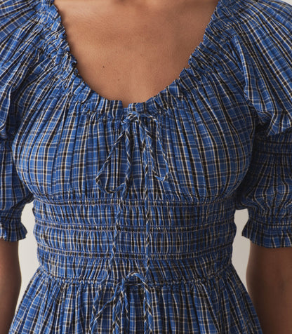 DÔEN Women Ischia Dress - Cassis Check