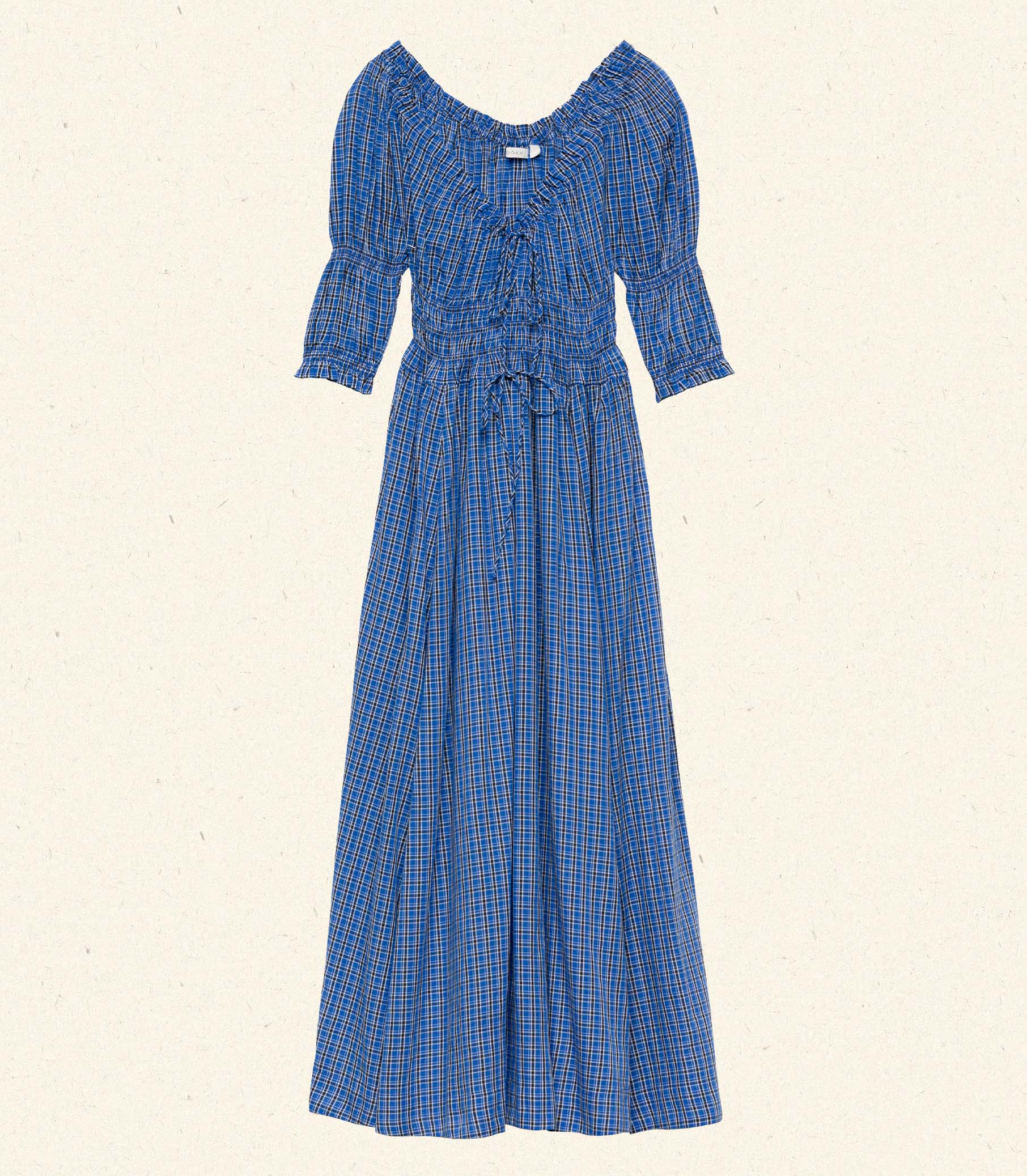 DÔEN Women Ischia Dress - Cassis Check