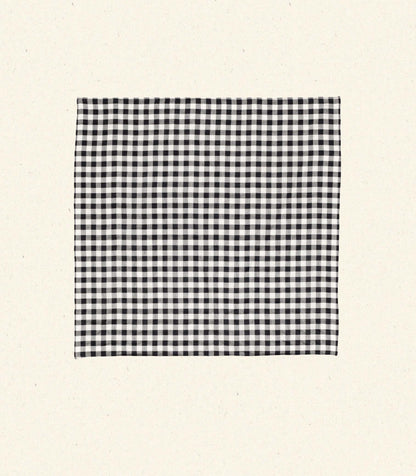 DÔEN Women Petit Penny Bandana - Black Marilyn Gingham