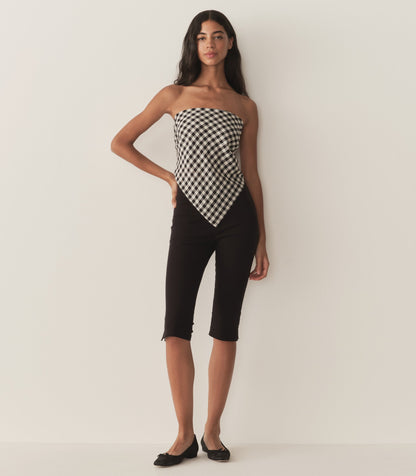 DÔEN Women Grande Penny Bandana - Black Marilyn Gingham