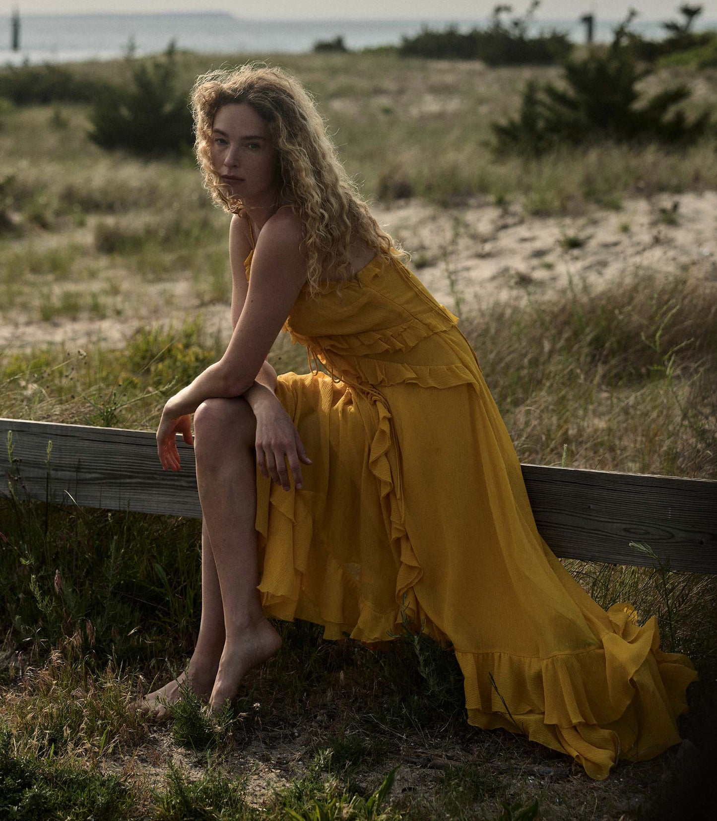 DÔEN Women Evelina Dress - Golden Acacia