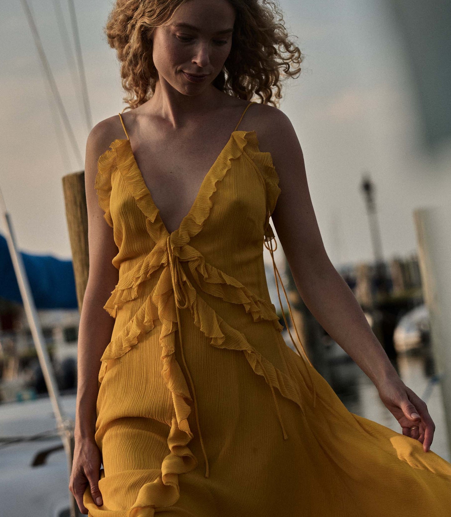 DÔEN Women Evelina Dress - Golden Acacia